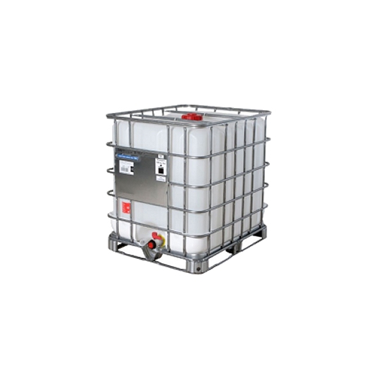 TANQUE IBC 1000 L HDPE + JAULA GALVANIZADA (VALVULA DN50) SEMINUEVO
