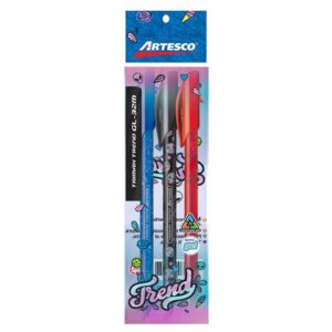 Bolígrafo Artesco Trimax Trend Gl32M X 3 Und