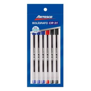 Bolígrafo Artesco Cr31 X 6 Und