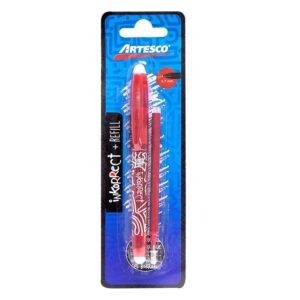 Bolígrafo Artesco Inkorrect Rojo Tinta Gel X 1 Und