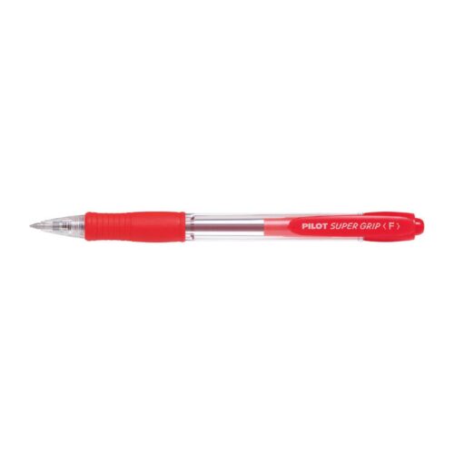 Bolígrafo Pilot Bpgp10Rf Super Grip Rojo X 1 Und