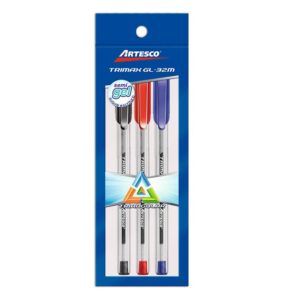 Bolígrafo Artesco Trimax Gl-32M Surtido X 3 Und