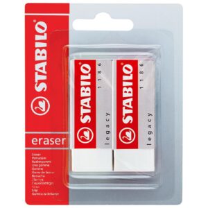 Borrador Blanco Grande Stabilo X 2 Und