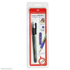 Bolígrafo Faber Castell Speedx 7 Semigel Negro X 1
