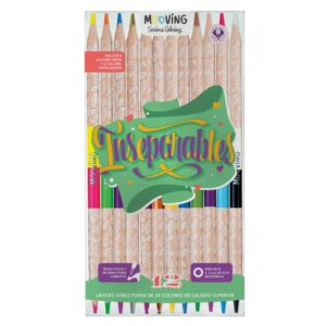 Colores Largos Bicolor Mooving X 12 Und