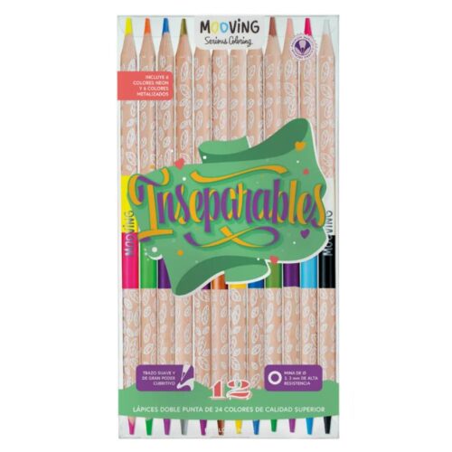 Colores Largos Bicolor Mooving X 12 Und