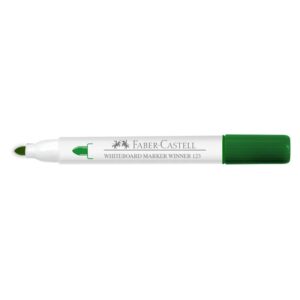 Plumón Para Pizarra Faber Castell Winner 123 Verde