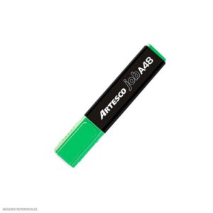 Resaltador Artesco Job A48 Verde X 1 Und