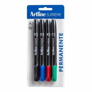 Plumón Indeleble Delgado Artline Epf-700 Supreme X 4 Und