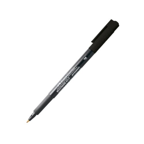Plumón Indeleble Delgado Faber Castell 421-F Negro