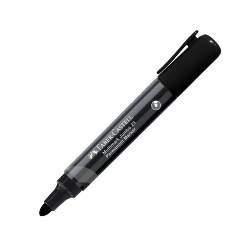 Plumón Indeleble Jumbo Faber Castell 23 Negro