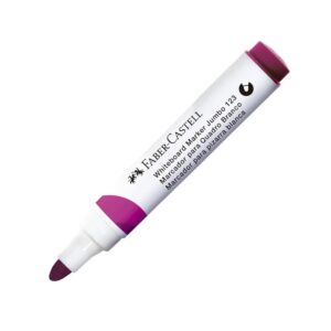 Plumón Para Pizarra Faber Castell 123 Punta Gruesa Fucsia