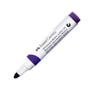 Plumón Para Pizarra Faber Castell 123 Punta Gruesa Morado