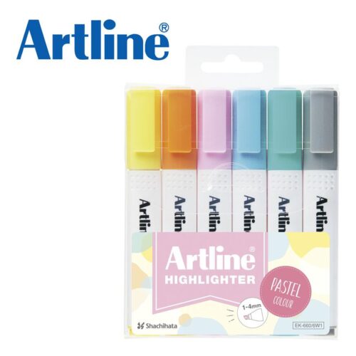 Resaltador Artline Supreme Pastel X 6 Und