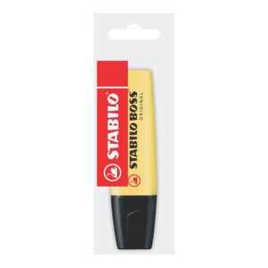 Resaltador Stabilo Boss Amarillo Pastel