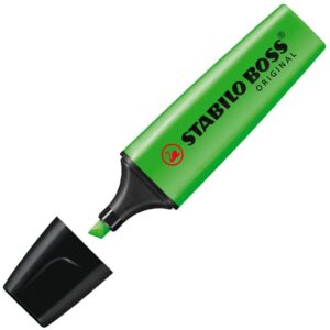 Resaltador Stabilo Boss Verde X 1 Und