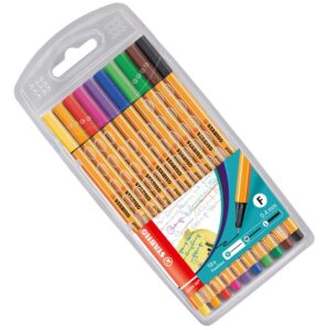 Rotulador Stabilo Extrafino 88 Estuche X 10 Und