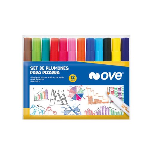 Plumón Para Pizarra Ove X 12 Und
