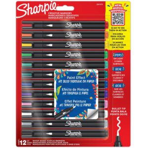 Marcadores Sharpie Creativos Acrílicos Punta Bala X 12 Und